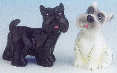 SCOTTIE DOGS SALT AND PEPPER SHAKERS