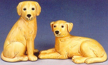 GOLDEN RETRIEVERS SALT AND PEPPER SHAKERS