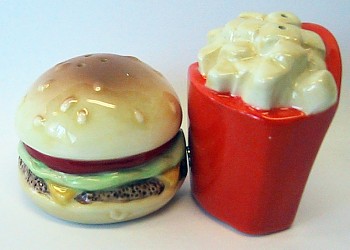 HAMBURGER AND FRENCH FRIES 