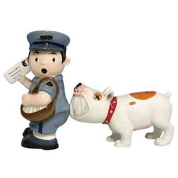 MAILMAN AND DOG 