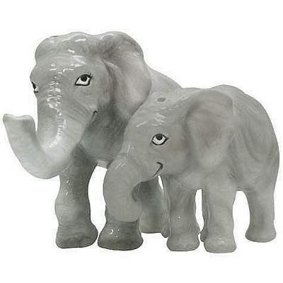 Mother  Baby Gifts on Mother And Baby Elephants  Mwah  Magnetic Salt And Pepper Shakers