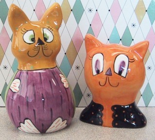 Pati's Cat Salt And Pepper Shakers