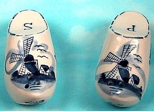 Delft Shoes Salt And Pepper Shakers