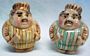CHEF PEOPLE SALT AND PEPPER SHAKERS