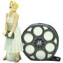 Marilyn Monroe White Dress And Film Reel Salt And Pepper Shakers