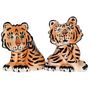 Safari Tigers Salt And Pepper Shakers by Lynda Corneille