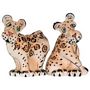 Safari Leopards Salt And Pepper Shakers by Lynda Corneille