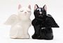 Cat Angels Magnetic Salt And Pepper Shakers