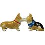 Corgies Kissing 