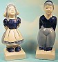 Dutch Boy And Girl Salt And Pepper Shakers