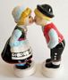 Norsk Boy And Girl Kissing Salt And Pepper Shakers