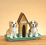 Beagle Salt And Pepper Shakers With Base