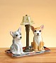 Chihuahua Salt And Pepper Shakers With Base