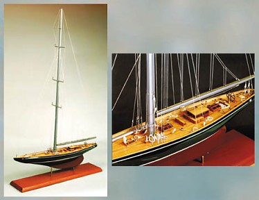 SHAMROCK MODEL SAILING YACHT