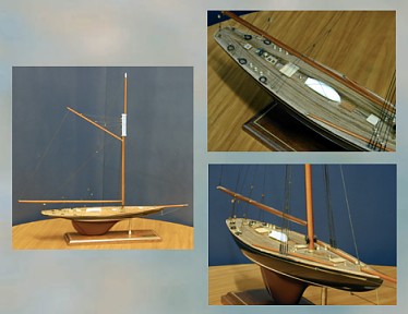 COLUMBIA MODEL SAILING YACHT