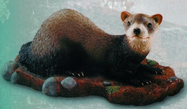 Ferret Living Size Figurine