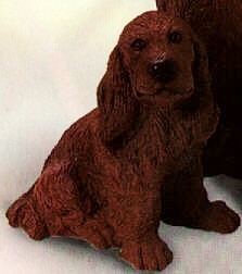 Irish Setter Puppy Dog Figurine