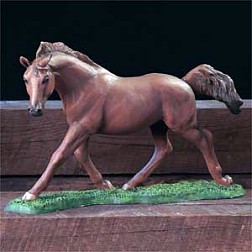 THROUGHBRED HORSE FIGURINE