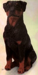 Rottweiler Medium Dog Figurine