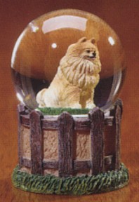 POMERANIAN ADULT KENNEL CLUB WATERGLOBE