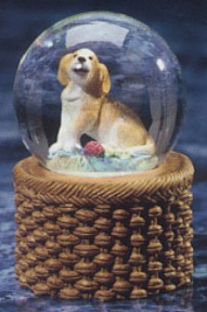Beagle Puppy Kennel Club Waterglobe