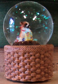 Boxer Puppy Kennel Club Waterglobe