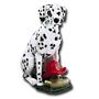 Dalmatian With Fire Equipment Adult Dog Figurine
