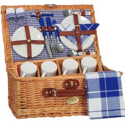 ACADEMY PICNIC BASKET FOR 4