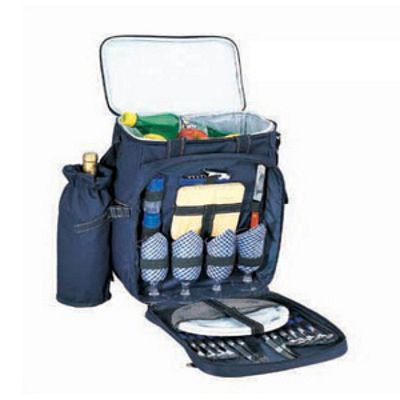 STADIUM GETAWAY BACKPACK PICNIC BASKET FOR 4