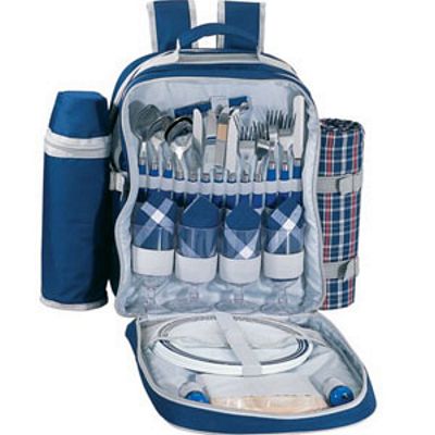 VALET BACKPACK PICNIC BASKET FOR 4