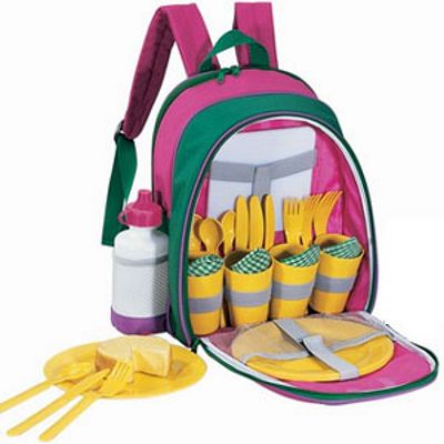 LOLLYPOP FLAVOURS BACKPACK PICNIC BASKET FOR 4