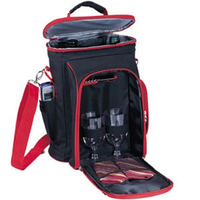 FIRE ISLAND BACKPACK PICNIC BASKET FOR 2