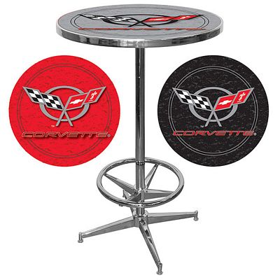 CORVETTE C5 PUB TABLE - BLACK