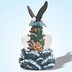 EAGLE 3-D MUSICAL WATERGLOBE