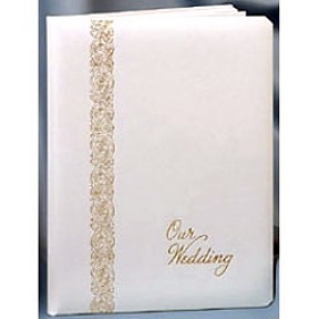 PEARL WHITE WEDDING KEEPSAKE ALBUM