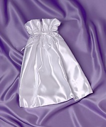 WHITE WEDDING MONEY BAG