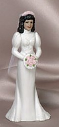 AFRICAN AMERICAN BRIDE FIGURINE