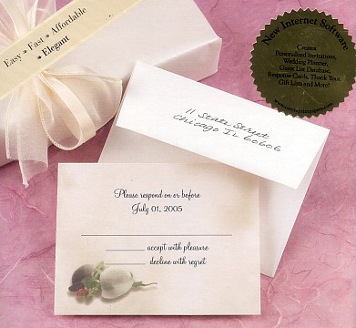 KIM ANDERSON FIRST KISS WEDDING NOTE CARDS