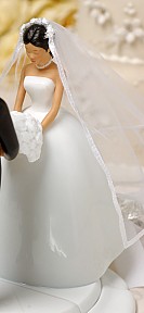 ASIAN BRIDE PERFECT MATCH-RIMONY CAKESIDE STATUETTE DESIGNED BY TY WILSON